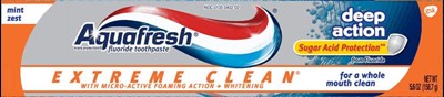 Aquafresh Extreme Clean Deep Action 5.6 oz carton